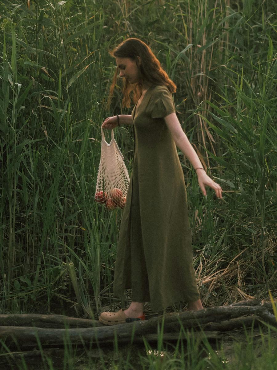 Green dress