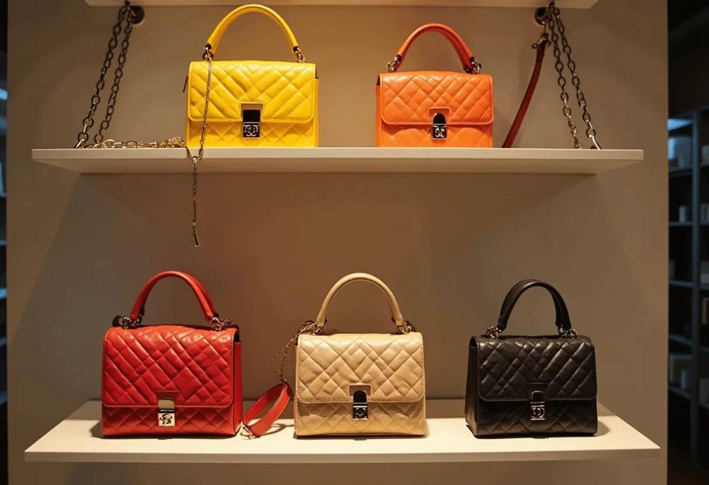 Handbags display